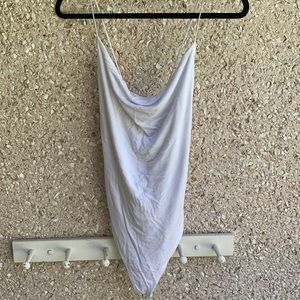 Abercrombie Cowl Neck Cross Back Bodysuit